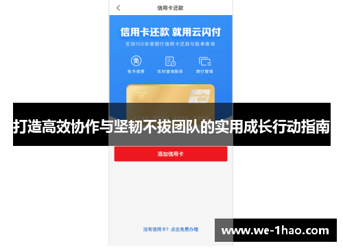 打造高效协作与坚韧不拔团队的实用成长行动指南